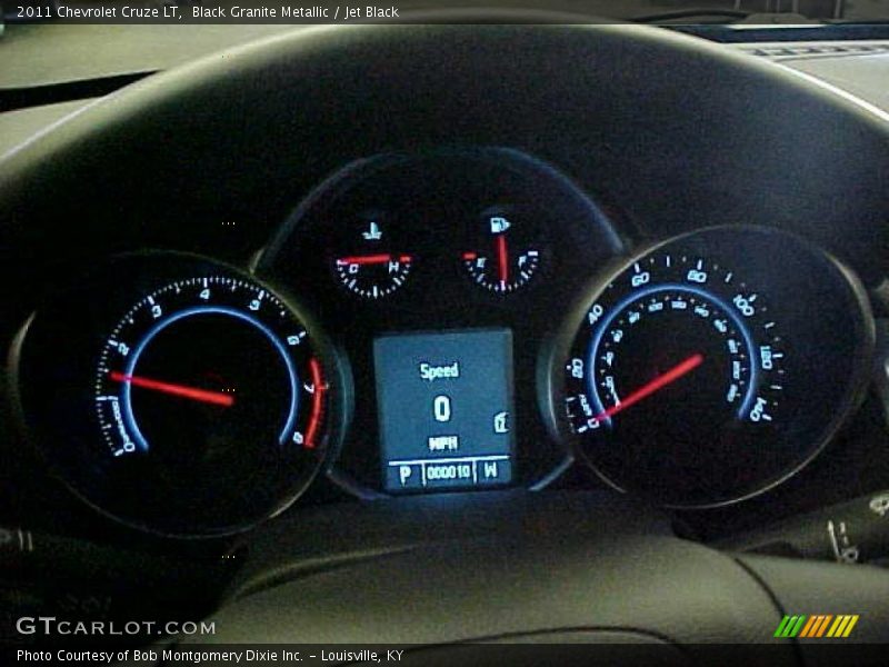 Black Granite Metallic / Jet Black 2011 Chevrolet Cruze LT