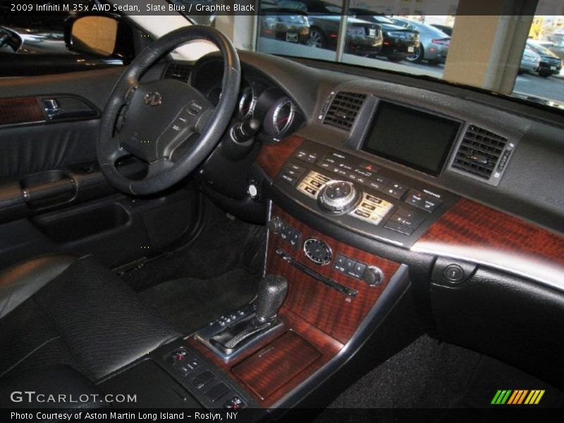 Slate Blue / Graphite Black 2009 Infiniti M 35x AWD Sedan