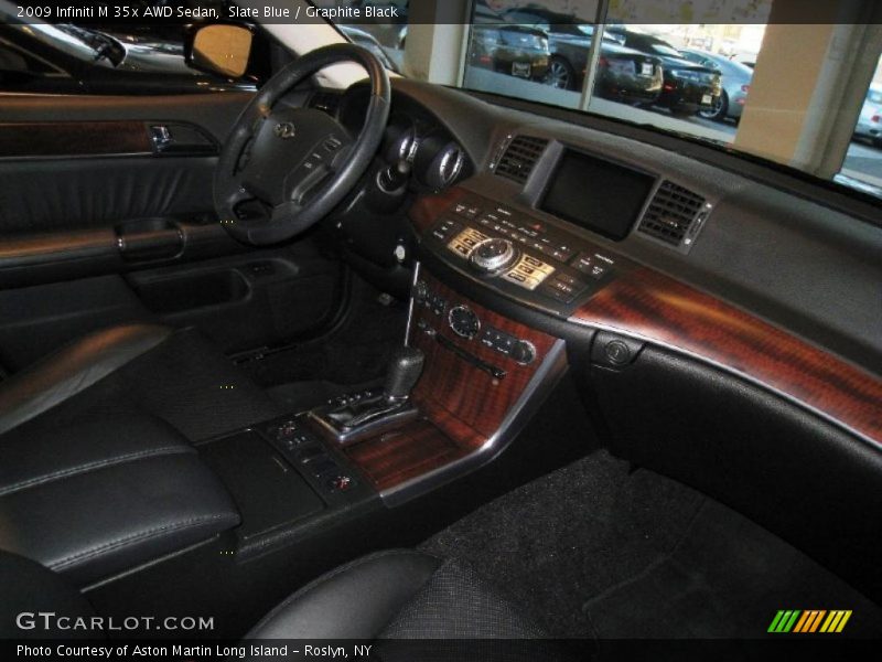 Slate Blue / Graphite Black 2009 Infiniti M 35x AWD Sedan