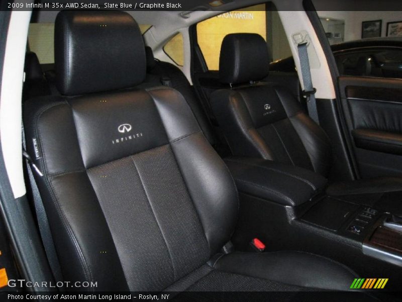 Slate Blue / Graphite Black 2009 Infiniti M 35x AWD Sedan