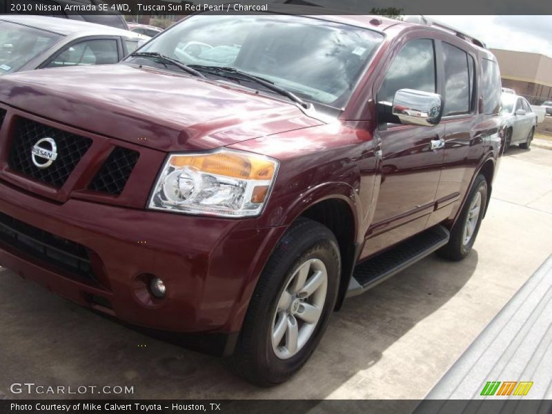 Tuscan Sun Red Pearl / Charcoal 2010 Nissan Armada SE 4WD
