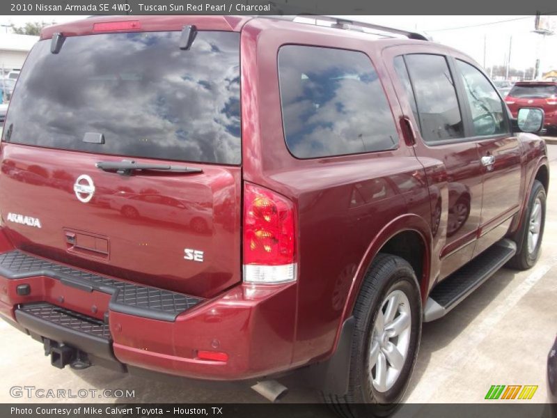 Tuscan Sun Red Pearl / Charcoal 2010 Nissan Armada SE 4WD