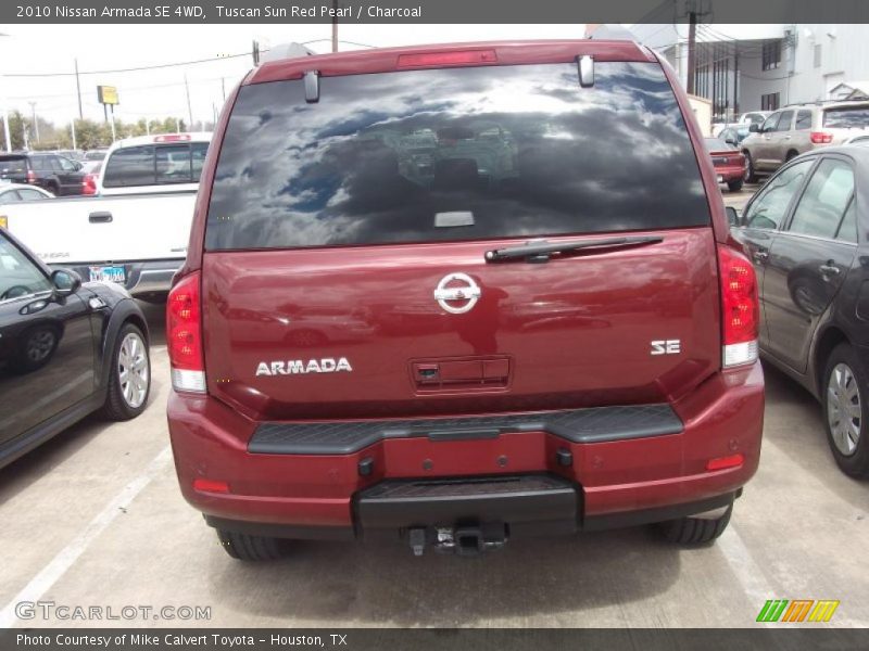 Tuscan Sun Red Pearl / Charcoal 2010 Nissan Armada SE 4WD