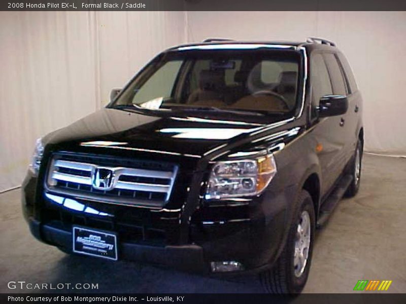 Formal Black / Saddle 2008 Honda Pilot EX-L