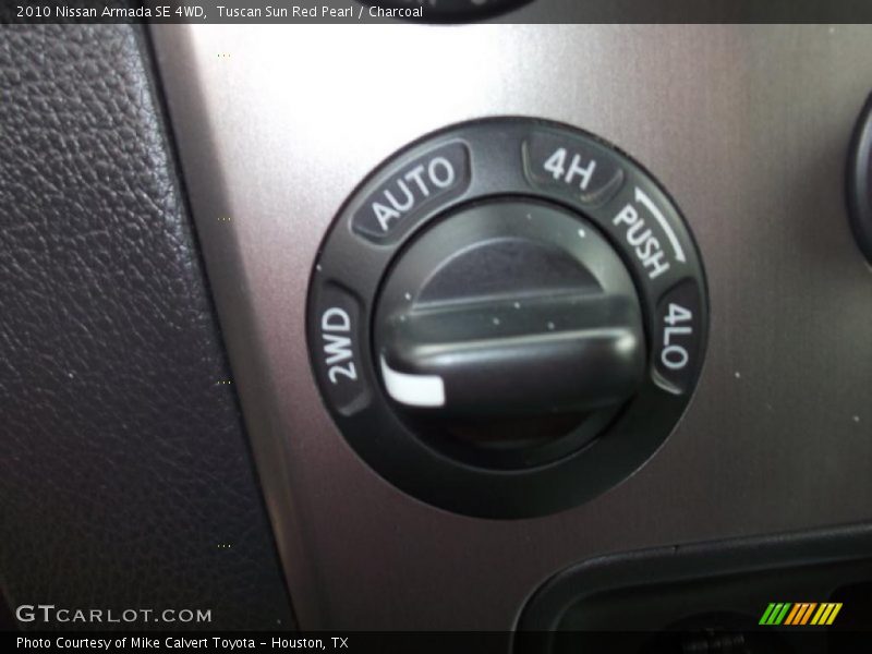 Controls of 2010 Armada SE 4WD