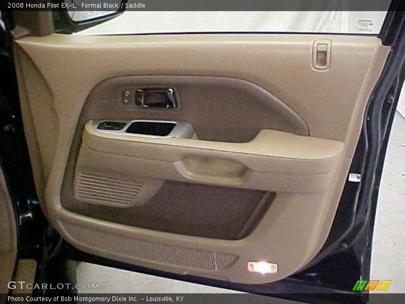 Formal Black / Saddle 2008 Honda Pilot EX-L