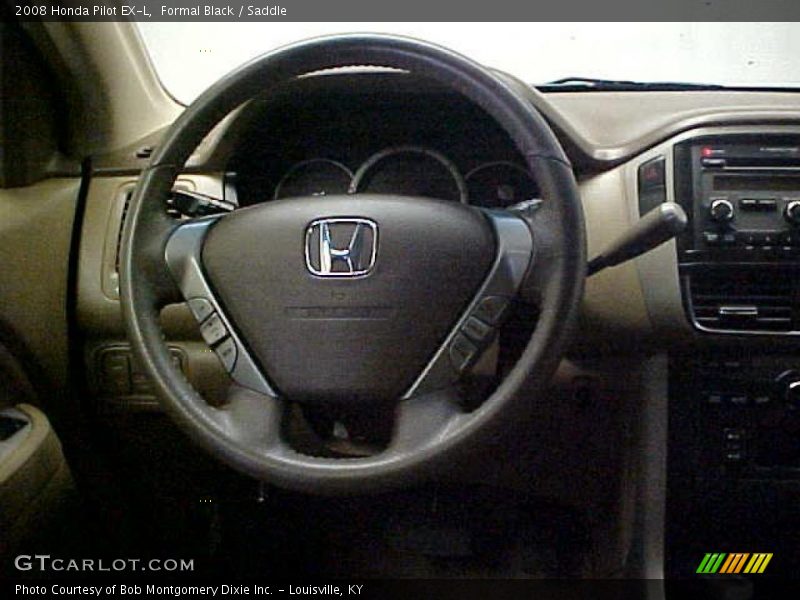 Formal Black / Saddle 2008 Honda Pilot EX-L