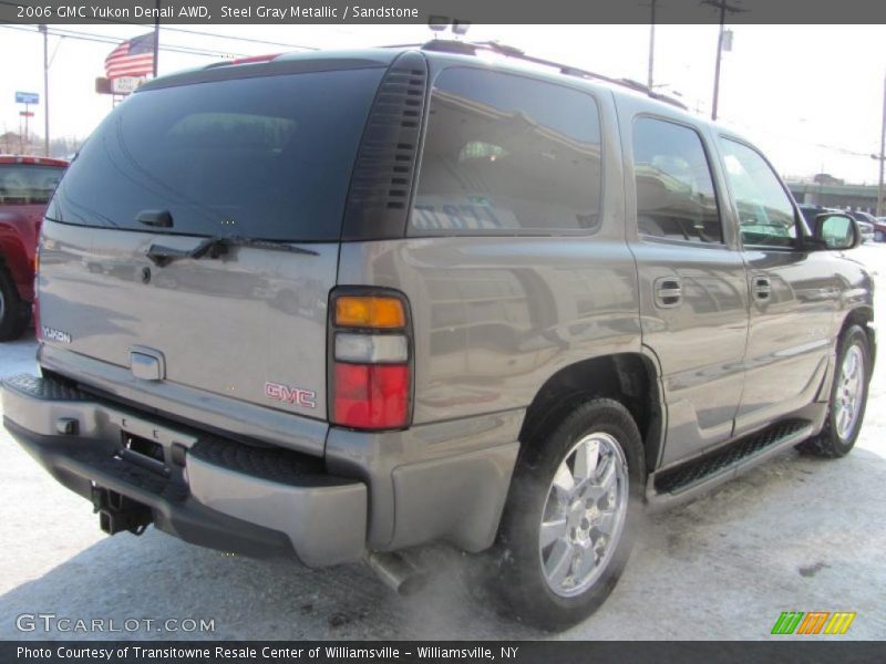 Steel Gray Metallic / Sandstone 2006 GMC Yukon Denali AWD