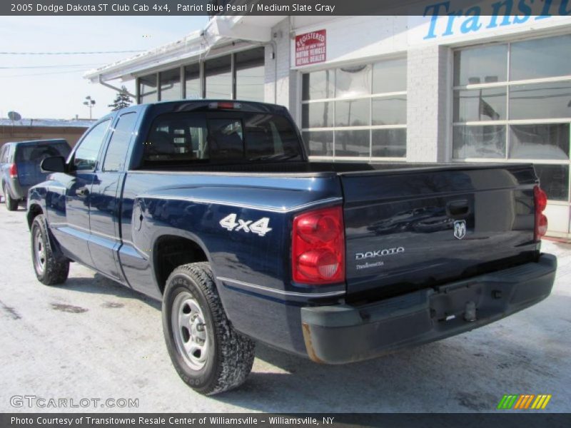 Patriot Blue Pearl / Medium Slate Gray 2005 Dodge Dakota ST Club Cab 4x4