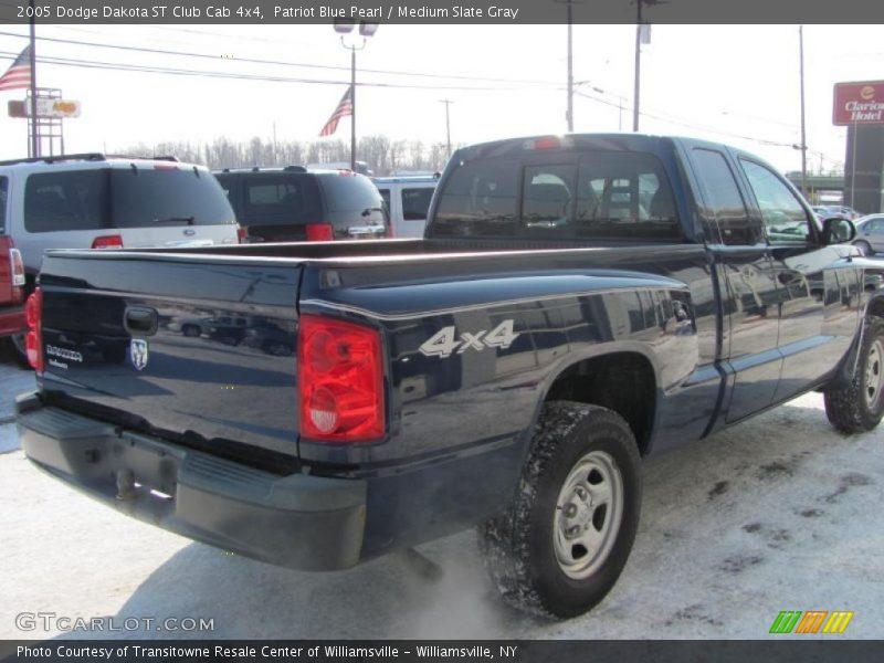 Patriot Blue Pearl / Medium Slate Gray 2005 Dodge Dakota ST Club Cab 4x4