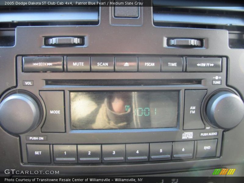 Patriot Blue Pearl / Medium Slate Gray 2005 Dodge Dakota ST Club Cab 4x4