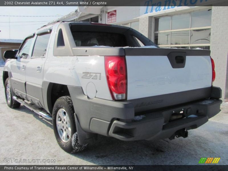 Summit White / Graphite 2002 Chevrolet Avalanche Z71 4x4