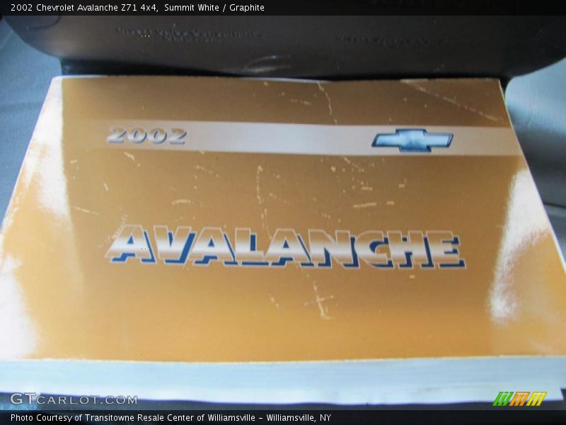 Summit White / Graphite 2002 Chevrolet Avalanche Z71 4x4