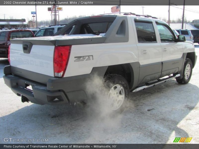 Summit White / Graphite 2002 Chevrolet Avalanche Z71 4x4