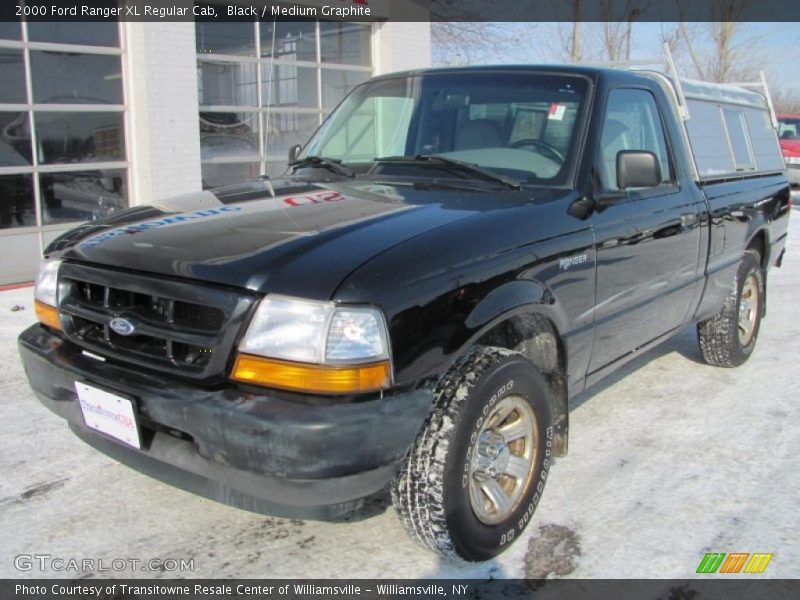 Black / Medium Graphite 2000 Ford Ranger XL Regular Cab