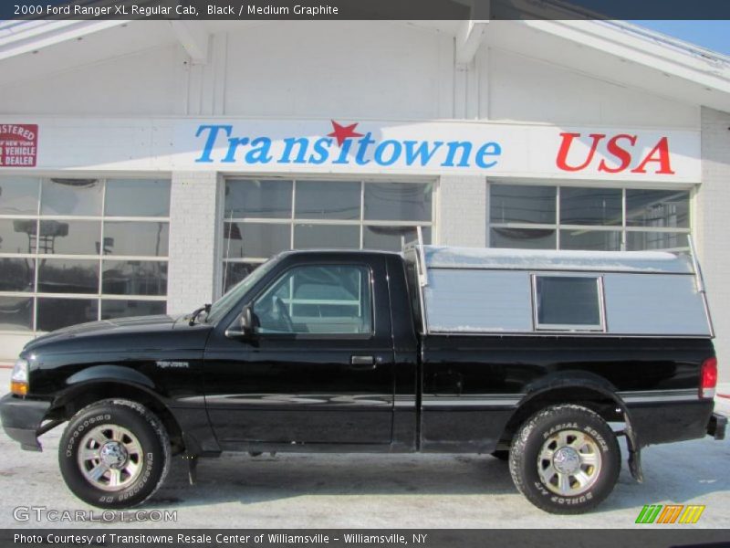 Black / Medium Graphite 2000 Ford Ranger XL Regular Cab