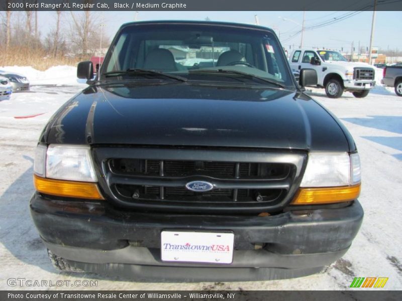 Black / Medium Graphite 2000 Ford Ranger XL Regular Cab