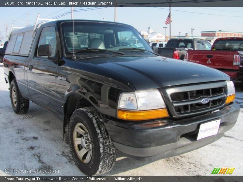 Black / Medium Graphite 2000 Ford Ranger XL Regular Cab
