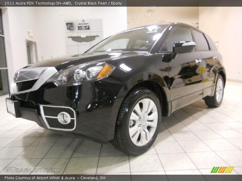 Crystal Black Pearl / Ebony 2011 Acura RDX Technology SH-AWD