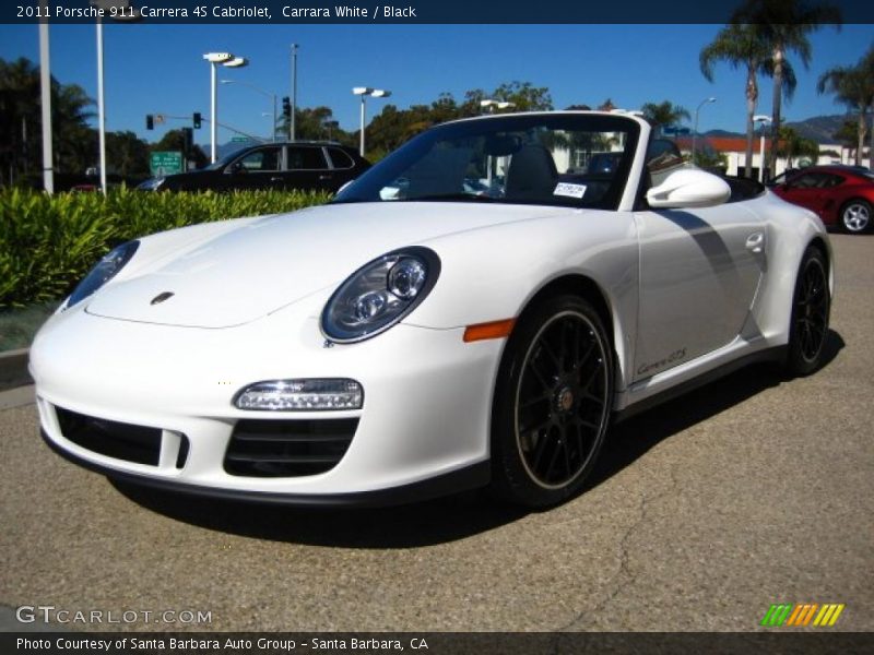 Front 3/4 View of 2011 911 Carrera 4S Cabriolet