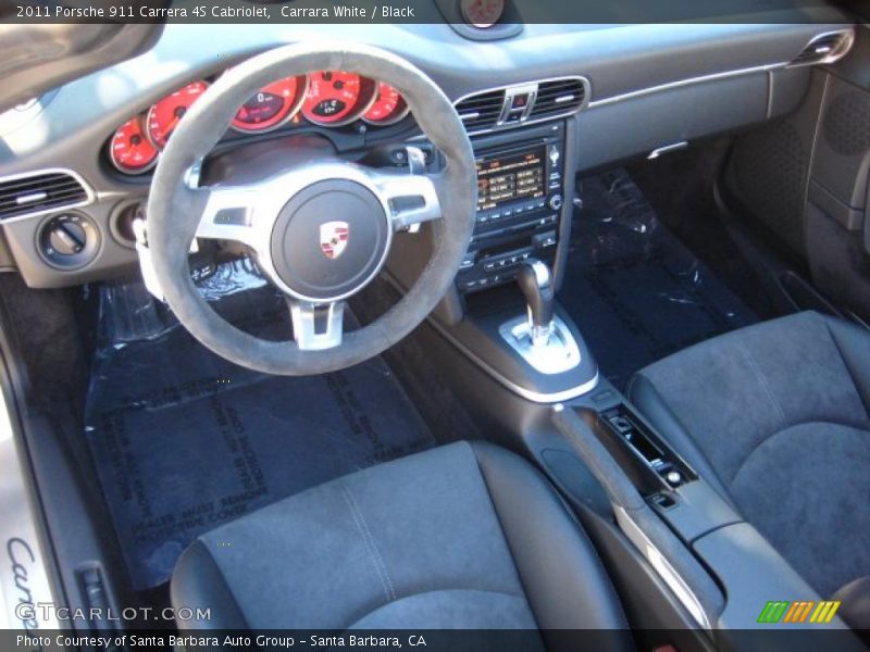Black Interior - 2011 911 Carrera 4S Cabriolet 