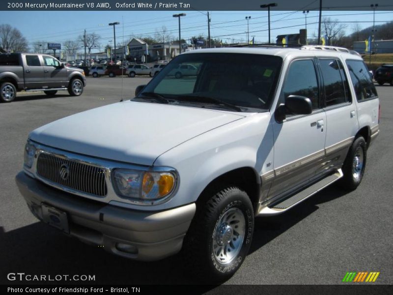 Oxford White / Prairie Tan 2000 Mercury Mountaineer V8 AWD