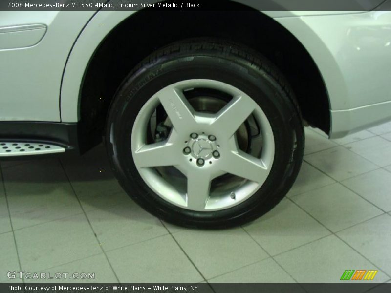 Iridium Silver Metallic / Black 2008 Mercedes-Benz ML 550 4Matic