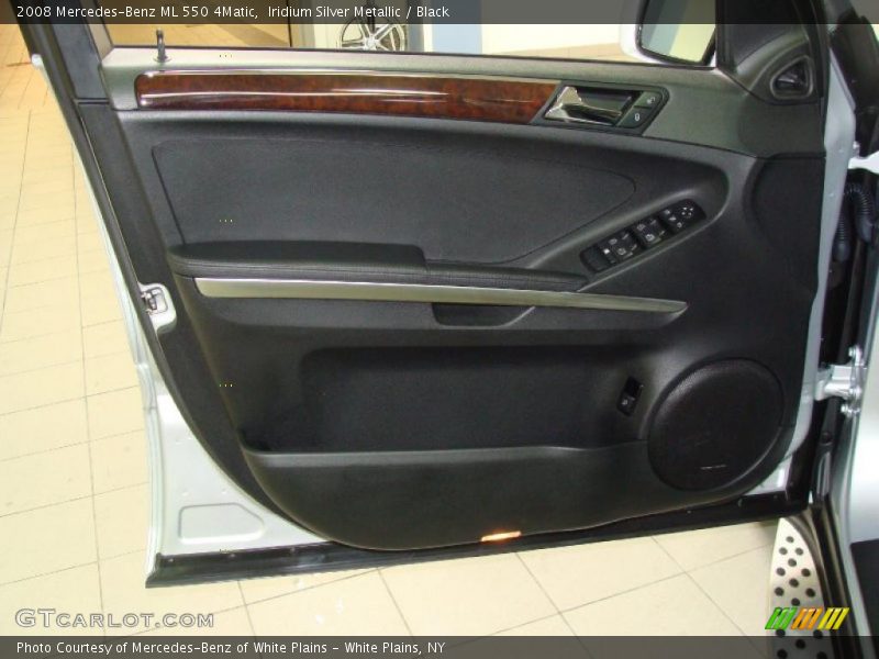 Iridium Silver Metallic / Black 2008 Mercedes-Benz ML 550 4Matic