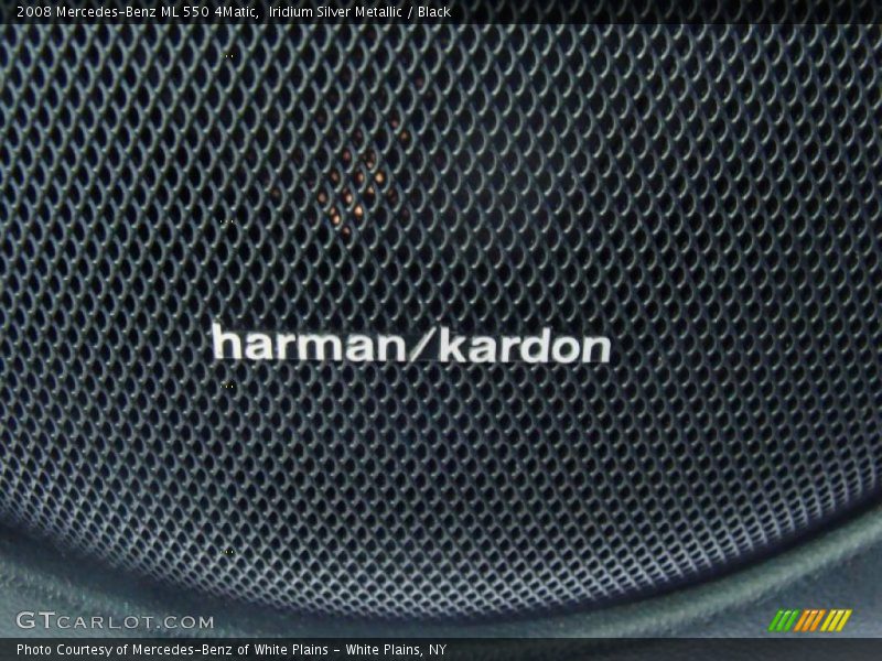 Iridium Silver Metallic / Black 2008 Mercedes-Benz ML 550 4Matic