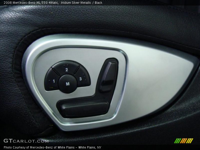 Iridium Silver Metallic / Black 2008 Mercedes-Benz ML 550 4Matic