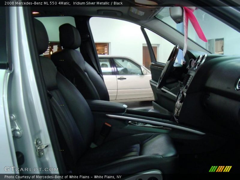 Iridium Silver Metallic / Black 2008 Mercedes-Benz ML 550 4Matic