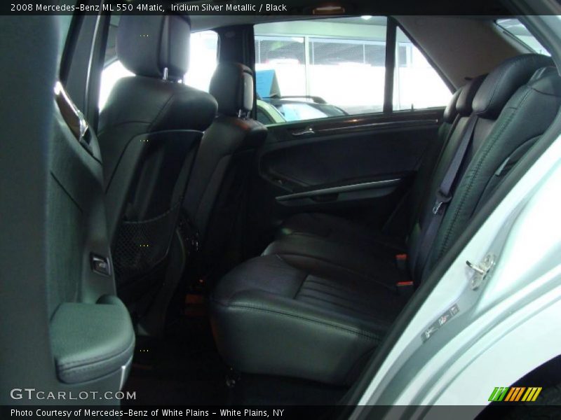 Iridium Silver Metallic / Black 2008 Mercedes-Benz ML 550 4Matic