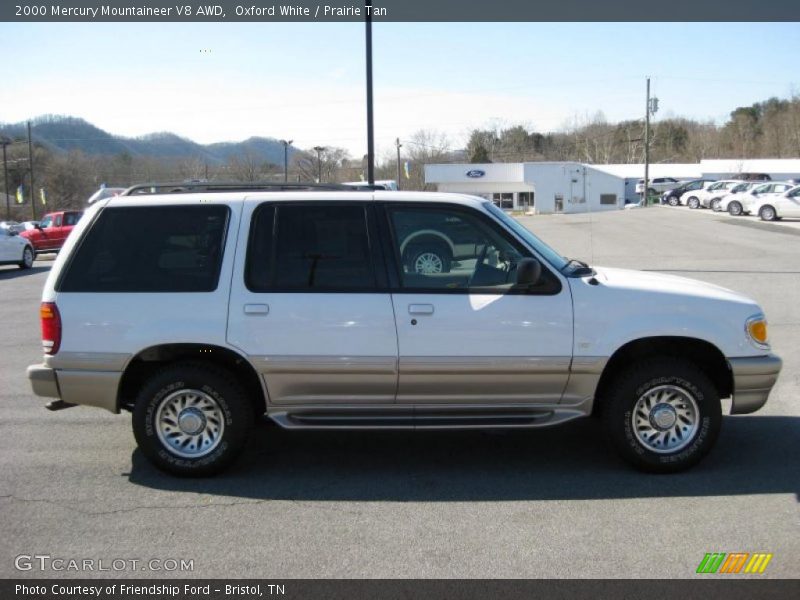 Oxford White / Prairie Tan 2000 Mercury Mountaineer V8 AWD
