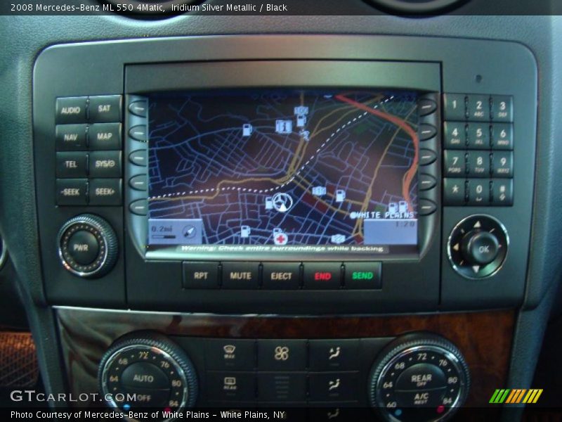 Iridium Silver Metallic / Black 2008 Mercedes-Benz ML 550 4Matic