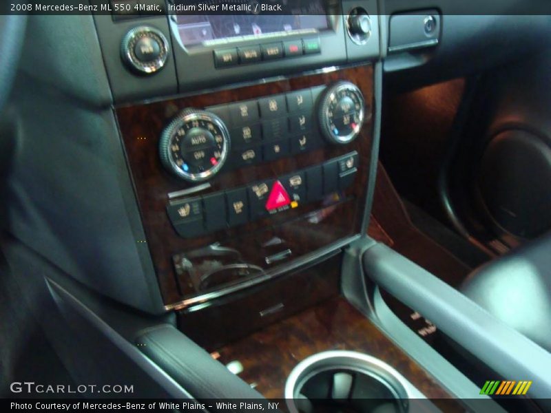 Iridium Silver Metallic / Black 2008 Mercedes-Benz ML 550 4Matic