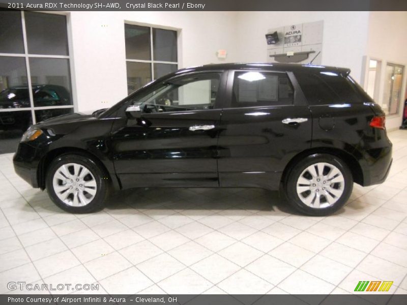 Crystal Black Pearl / Ebony 2011 Acura RDX Technology SH-AWD