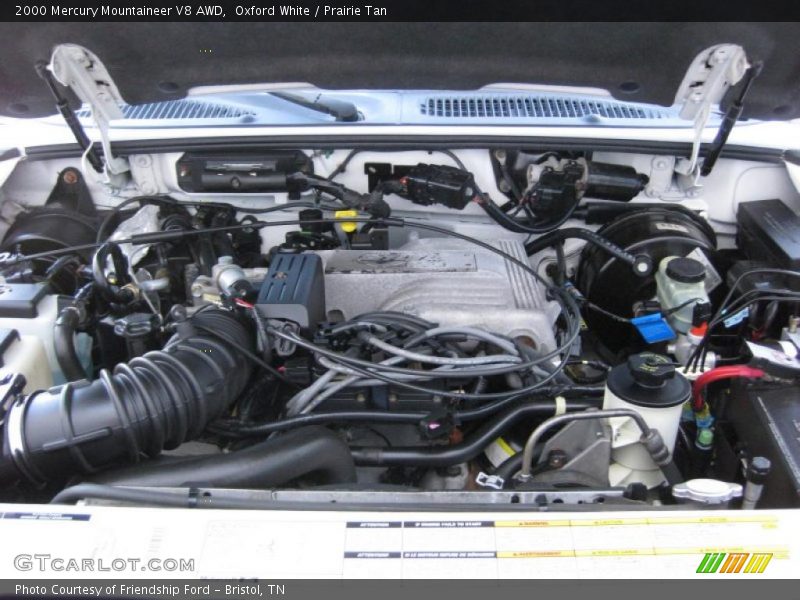  2000 Mountaineer V8 AWD Engine - 5.0 Liter OHV 16-Valve V8