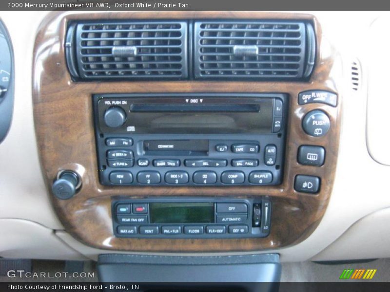 Controls of 2000 Mountaineer V8 AWD
