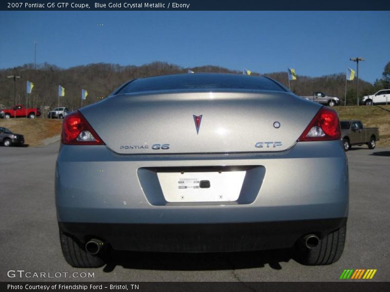  2007 G6 GTP Coupe Blue Gold Crystal Metallic