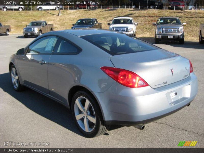  2007 G6 GTP Coupe Blue Gold Crystal Metallic