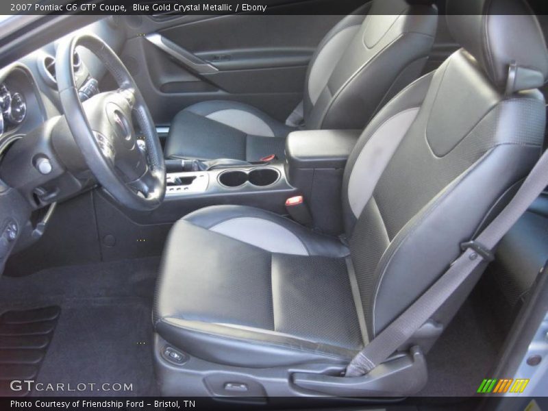 Blue Gold Crystal Metallic / Ebony 2007 Pontiac G6 GTP Coupe