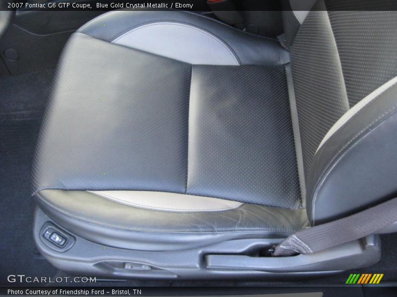 Blue Gold Crystal Metallic / Ebony 2007 Pontiac G6 GTP Coupe