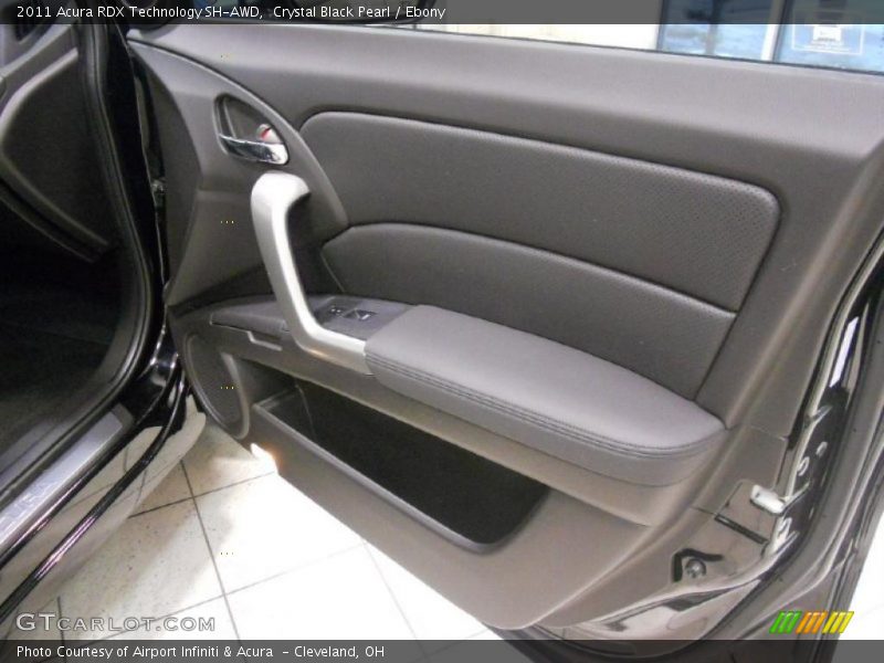 Crystal Black Pearl / Ebony 2011 Acura RDX Technology SH-AWD