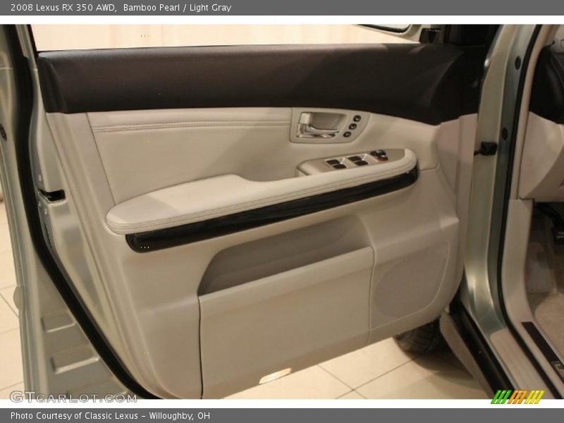 Bamboo Pearl / Light Gray 2008 Lexus RX 350 AWD