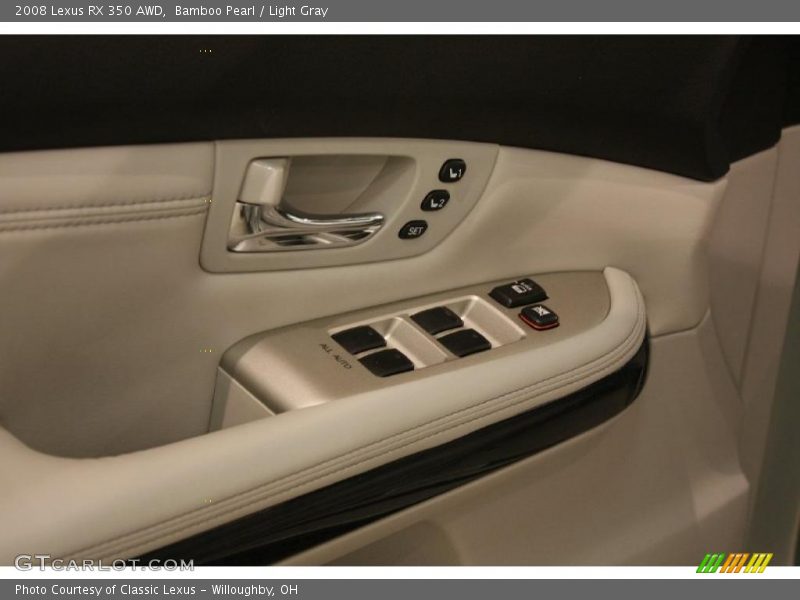 Bamboo Pearl / Light Gray 2008 Lexus RX 350 AWD