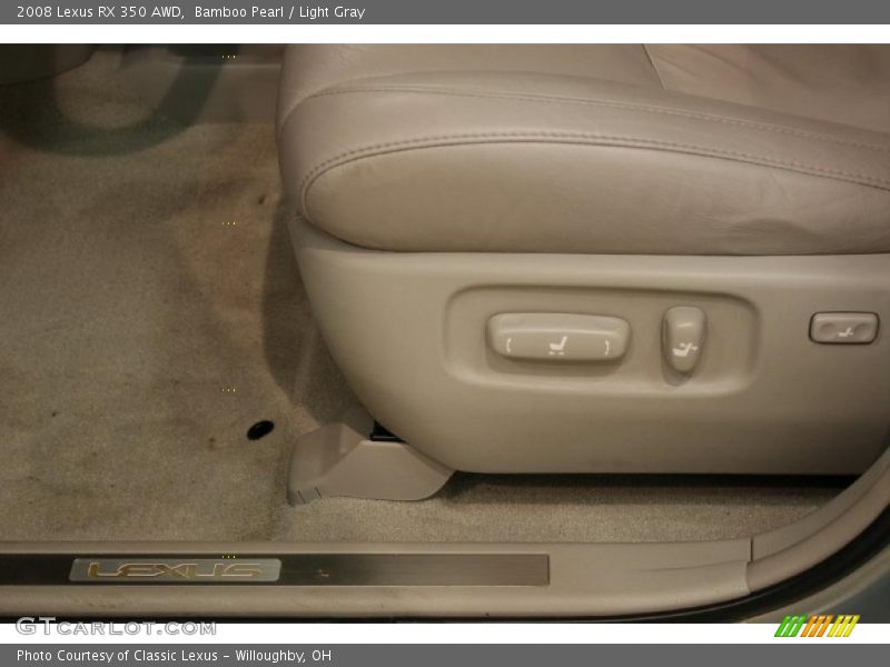 Bamboo Pearl / Light Gray 2008 Lexus RX 350 AWD