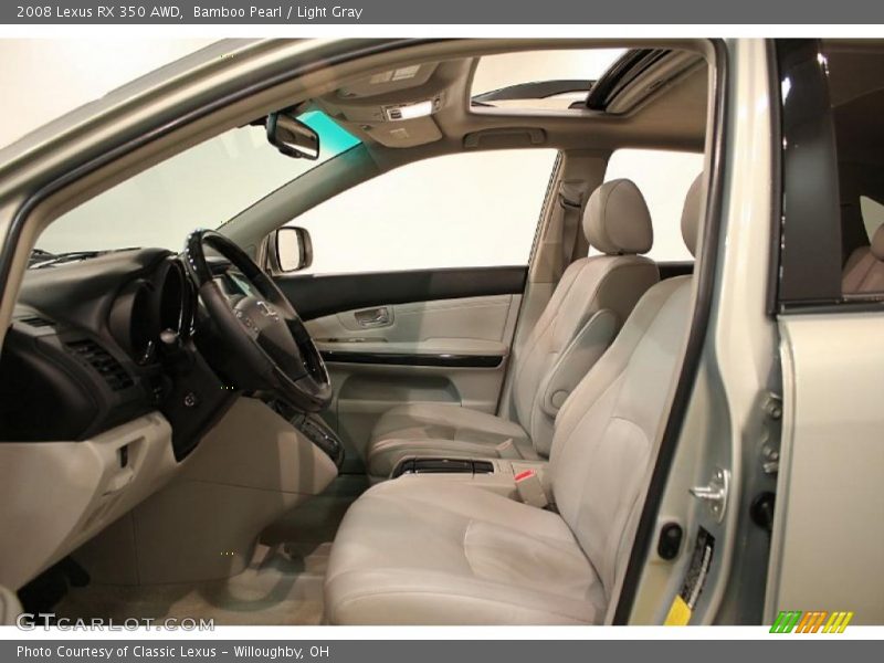 Bamboo Pearl / Light Gray 2008 Lexus RX 350 AWD