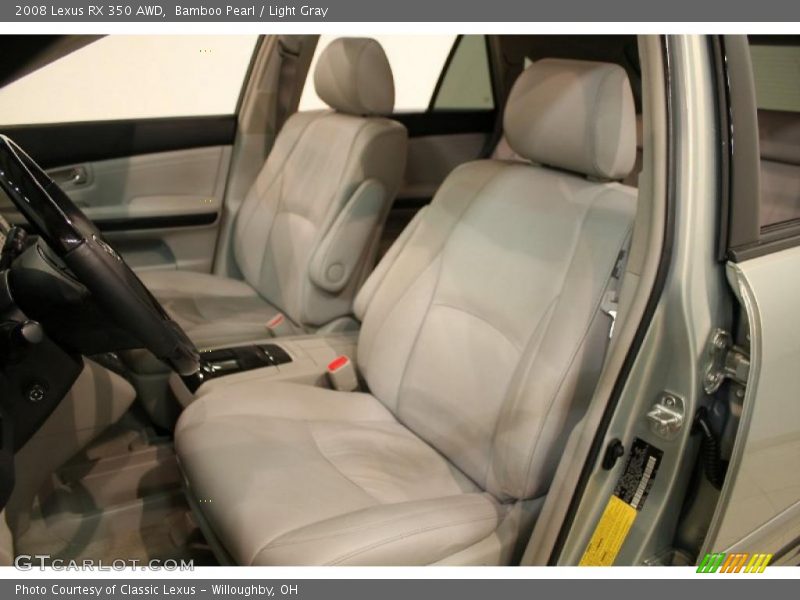 Bamboo Pearl / Light Gray 2008 Lexus RX 350 AWD