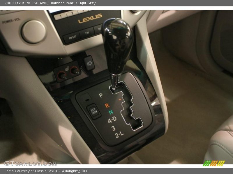 Bamboo Pearl / Light Gray 2008 Lexus RX 350 AWD