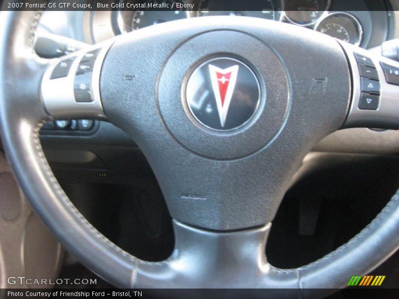 Blue Gold Crystal Metallic / Ebony 2007 Pontiac G6 GTP Coupe